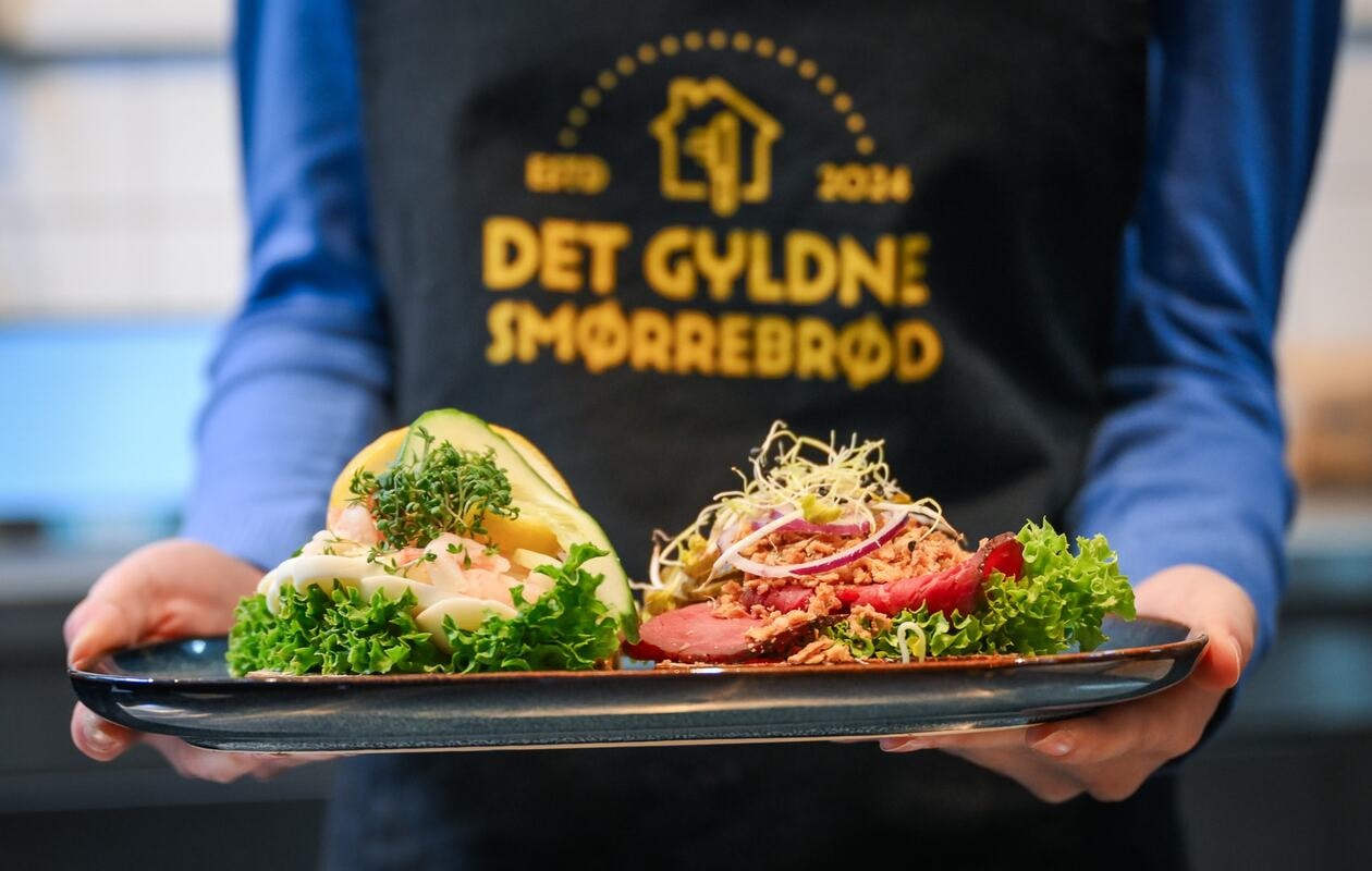 Halv pris på Højbelagt Smørrebrød