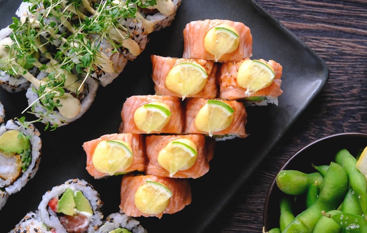 Ny menu hos SUSHI2500