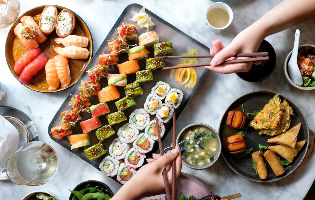 Ad Libitum Sushi hos Ja Dimsum på Amagerbro