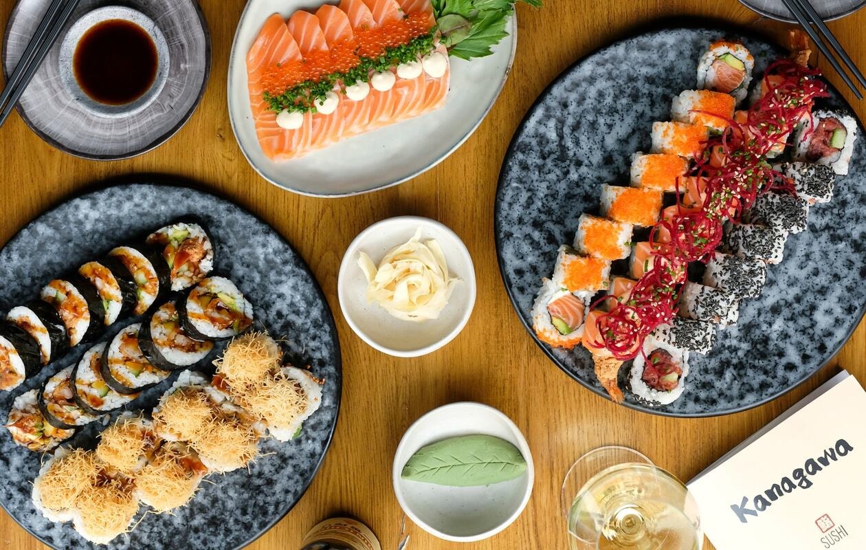 Sushi fra Kanagawa - 40/50 stk.