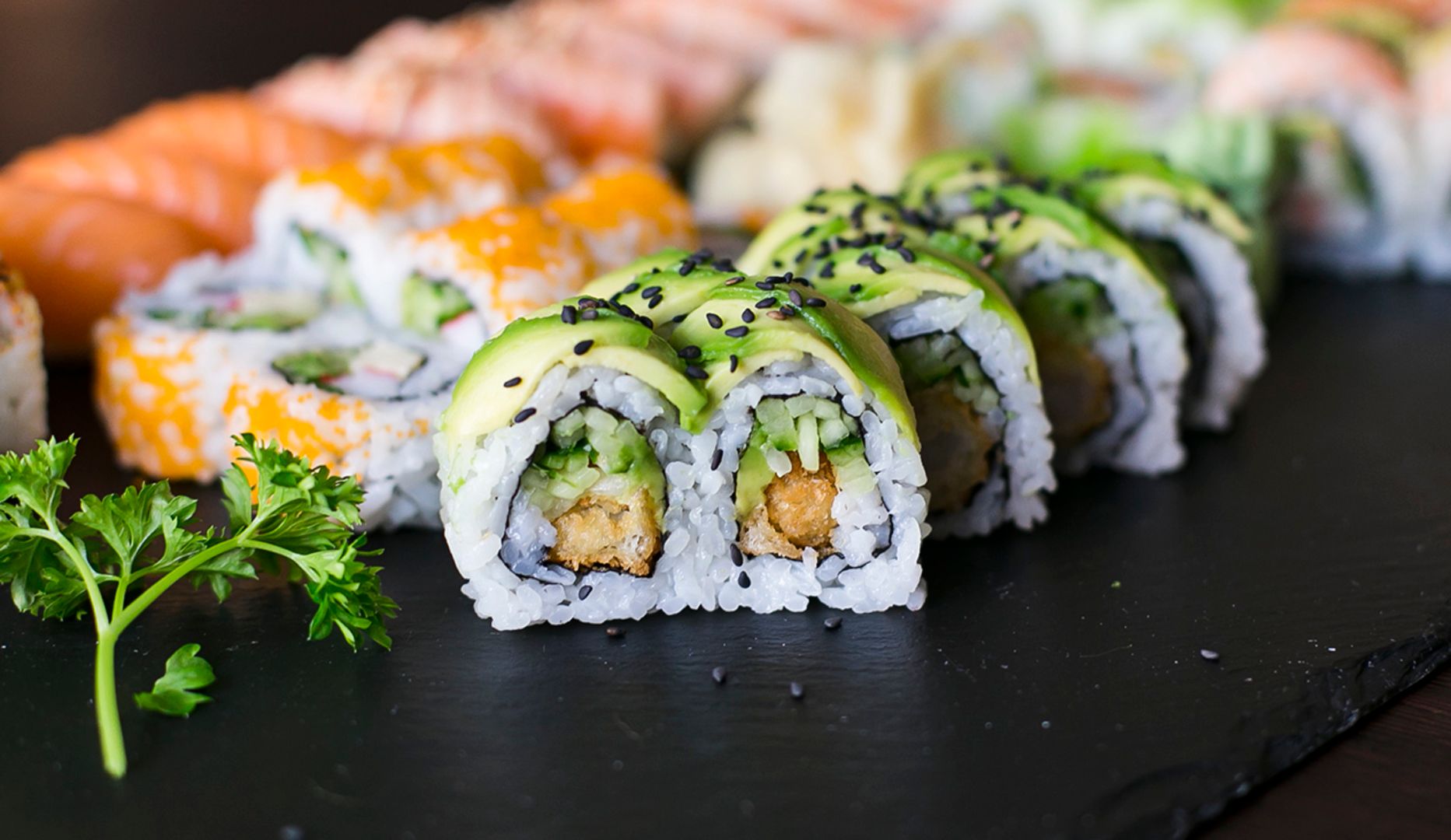 Sushimenu fra Akiba Sushi