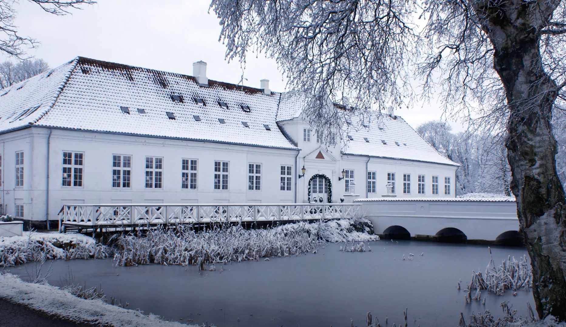 Julekagebord på dansk slot