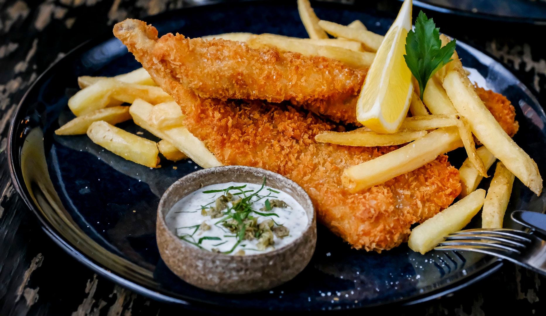 NYHED Fish'n'Chips for 2 hos Bernie's Tilbud på oplevelser i