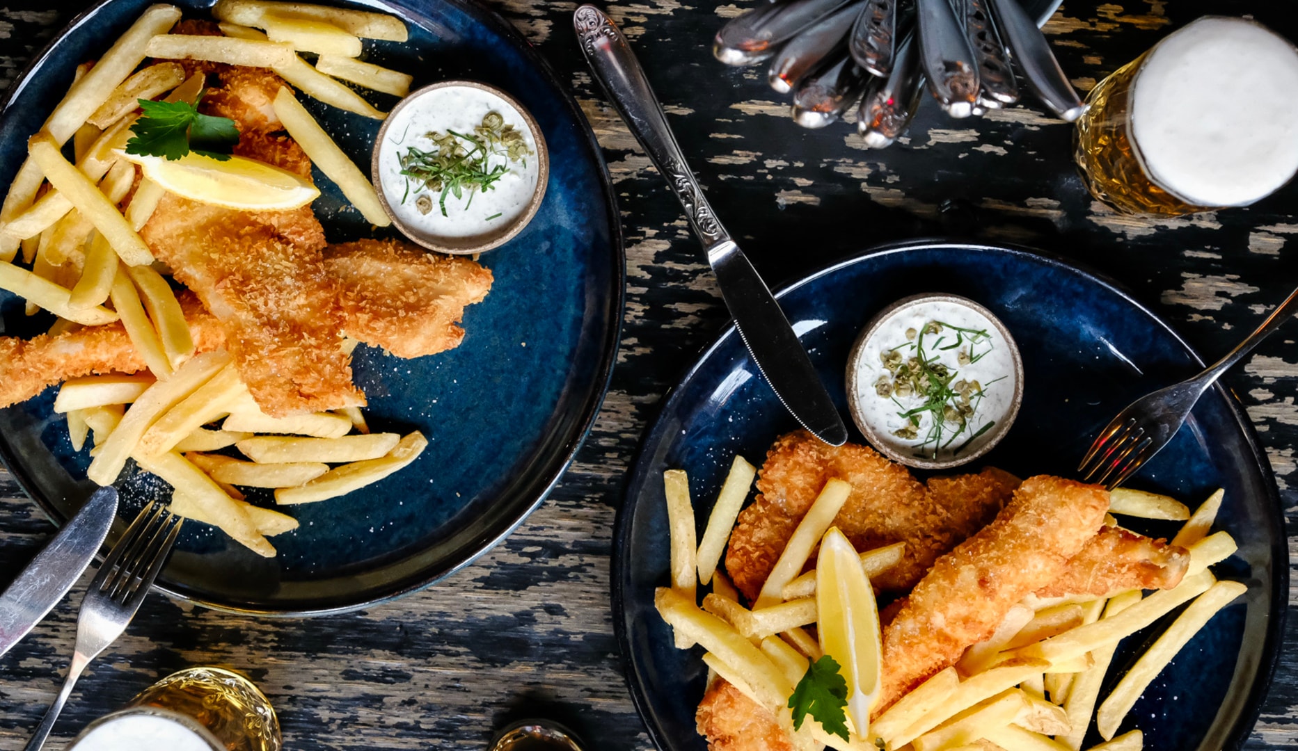 NYHED Fish'n'Chips for 2 hos Bernie's Tilbud på oplevelser i