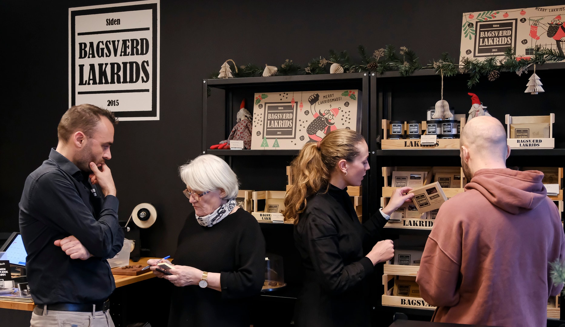Smagning på Bagsværd Lakridsfabrik