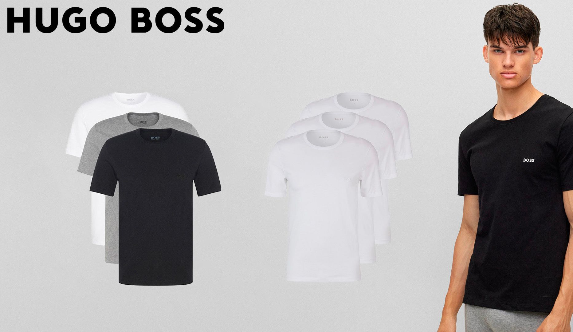 3 T-shirts fra Hugo Boss