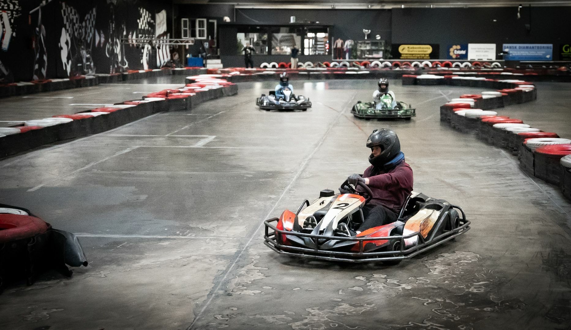 30 min. ræs på gokartbane