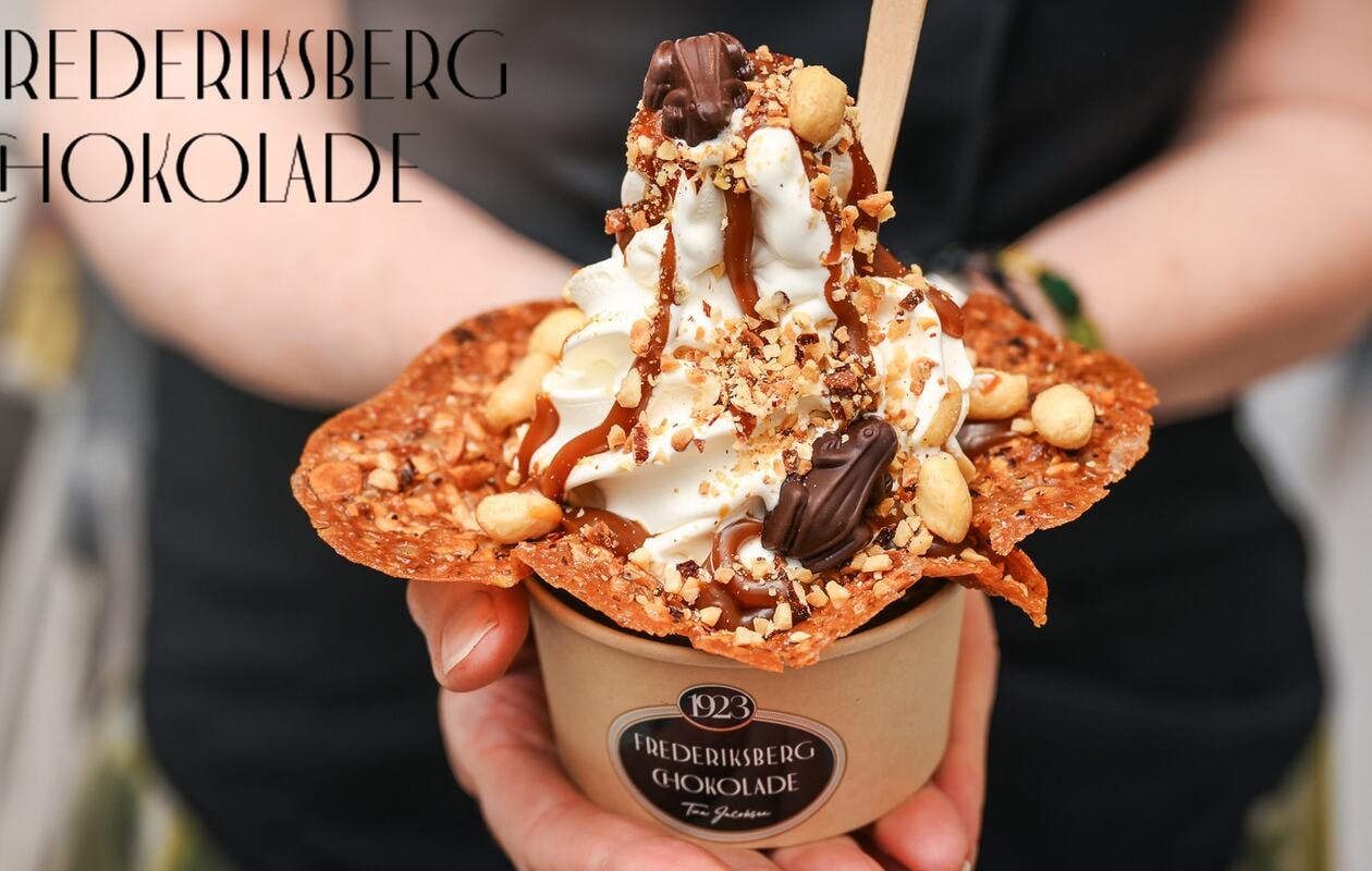 Florentiner Sundae - Frb. Chokolade