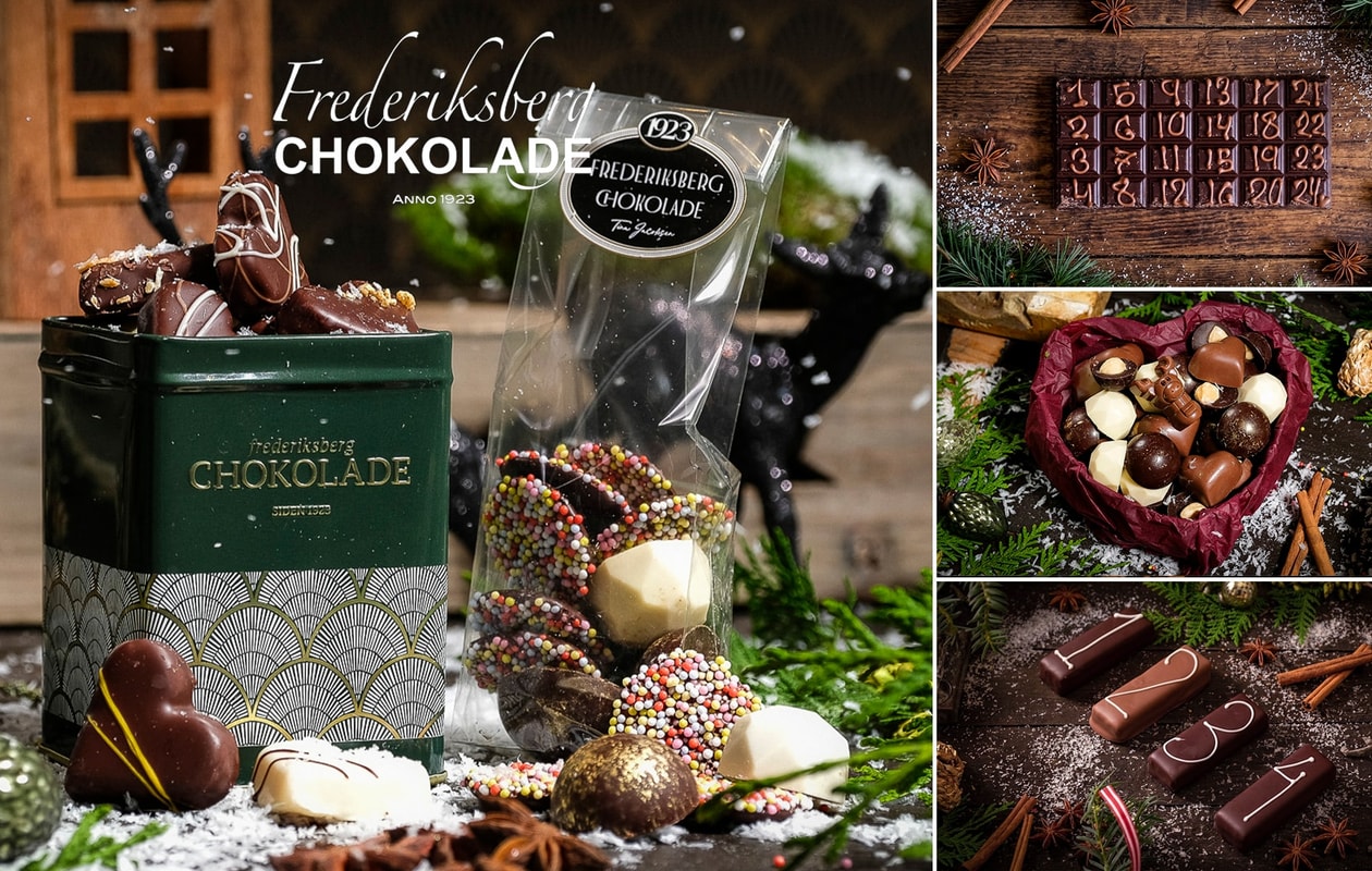 Julens chokoladefavoritter fra Frederiksberg Chokolade