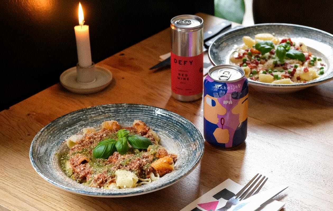 2 Valgfrie Pastaretter hos Fabio Pasta