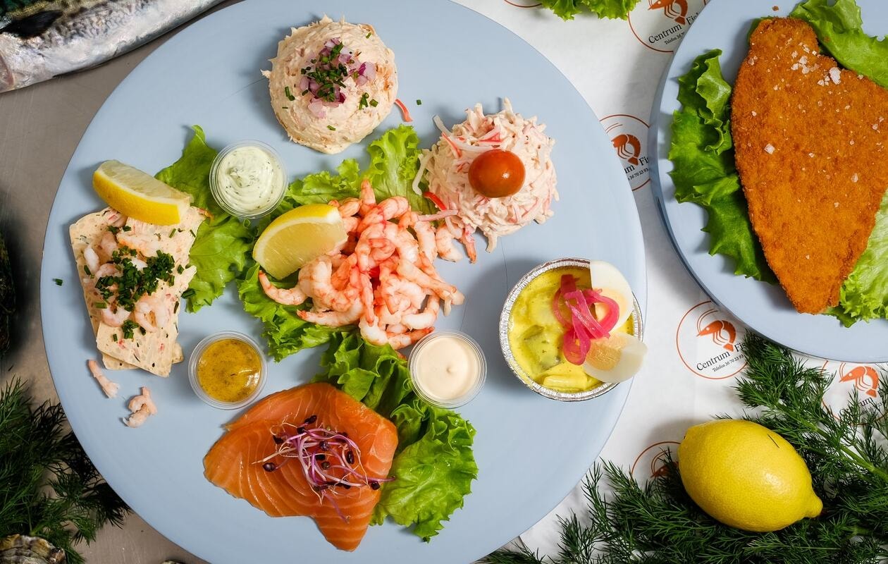 Eksklusiv Fiskeplatte for 2 - Rødovre C