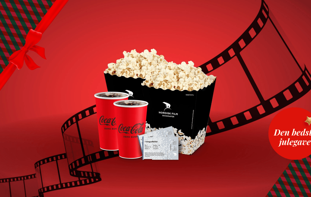 OPLAGT JULEGAVE: Biografbilletter - Nordisk Film