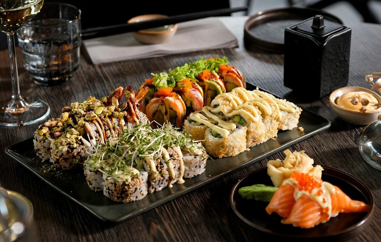 Ny menu hos SUSHI2500