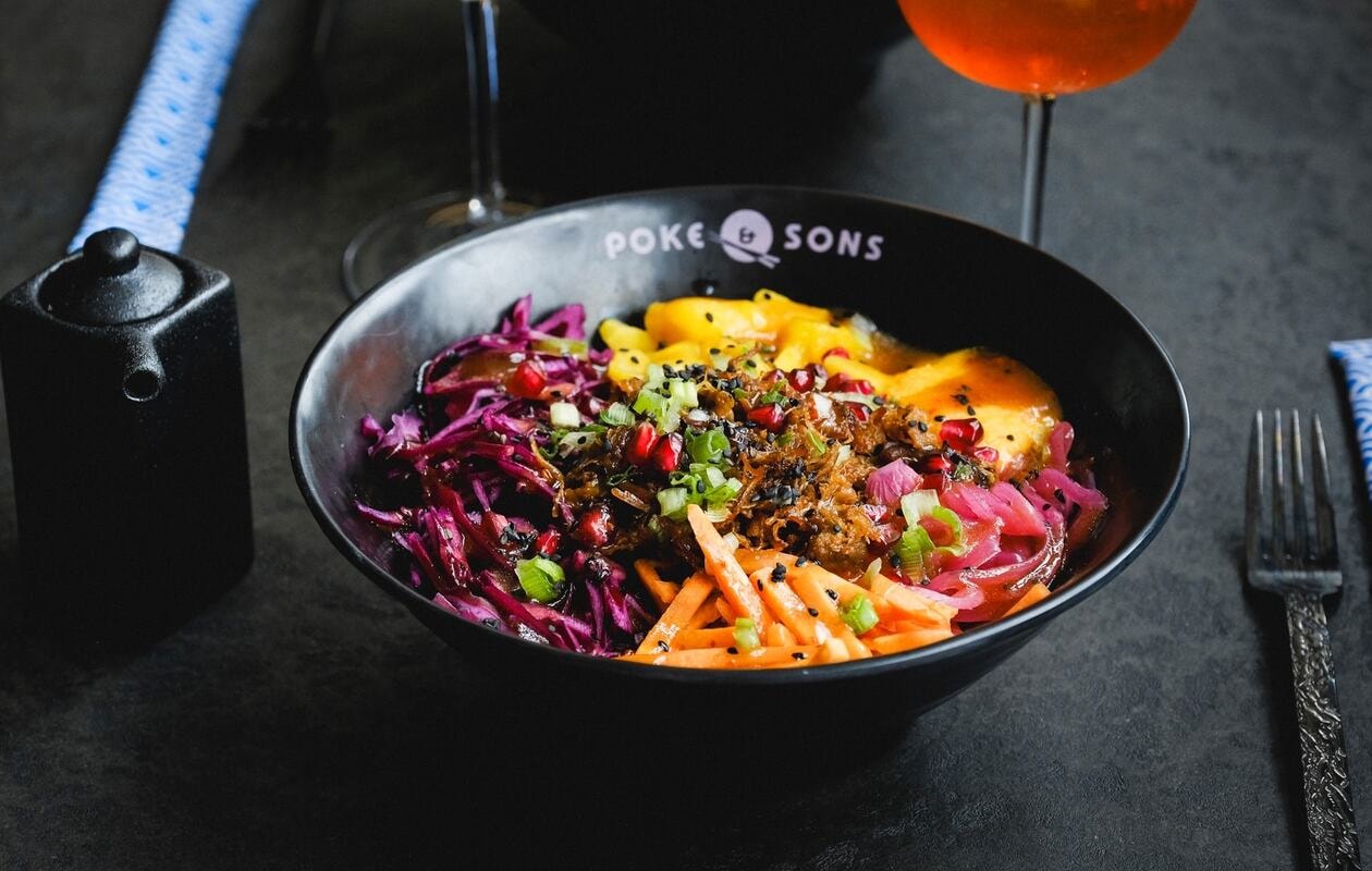 Valgfri Bowl/Bao Buns fra Poké & Sons