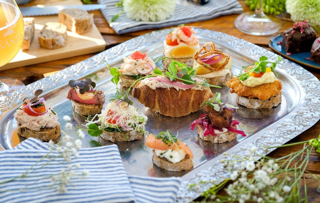 Mini-smørrebrød i Topklasse fra Florie