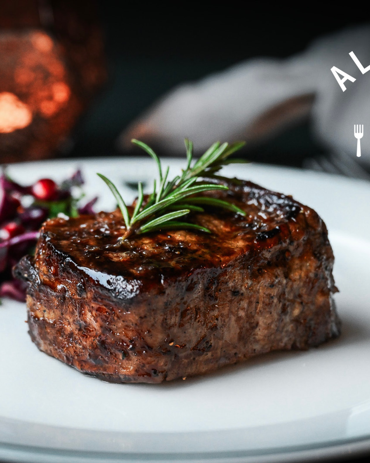 250 g. Steak frites hos Alexanders Bistro billede 1