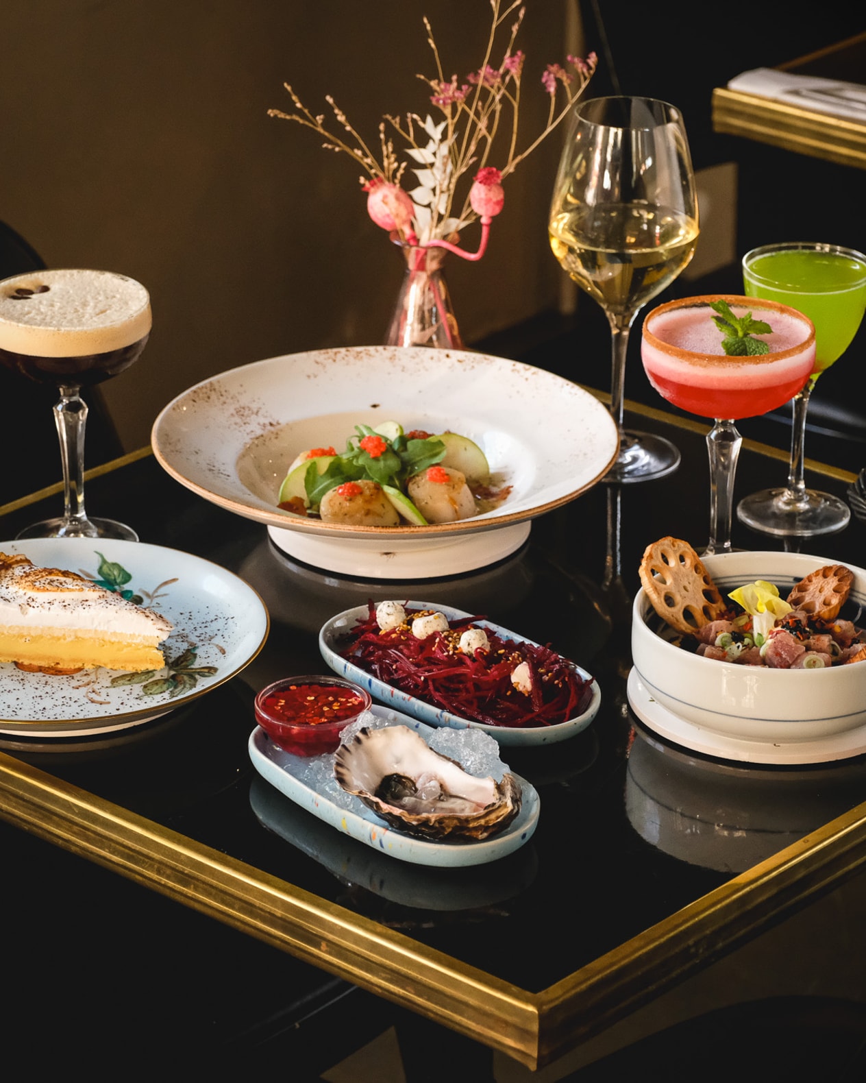 Fine-dining fiske- og skaldyrsmenu hos Lorraine | 4 serveringer billede 1