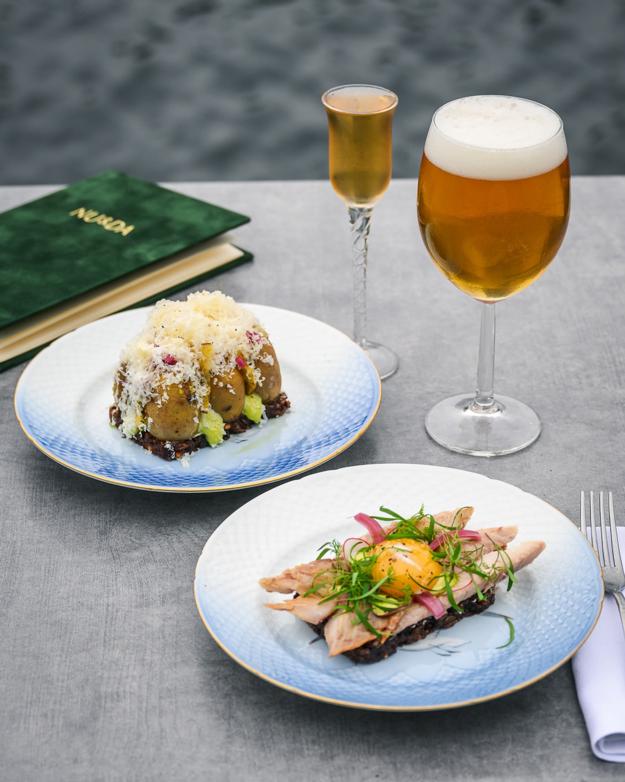 Valgfri 3-retters Frokostmenu på Restaurant NU & DA billede 1