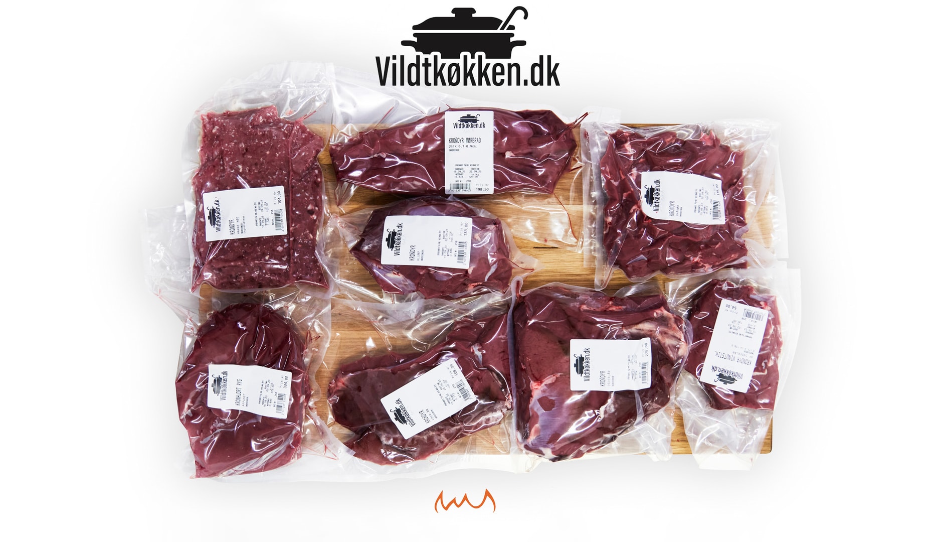 Vild kødpakke med vildtkød - op til 6 kg!