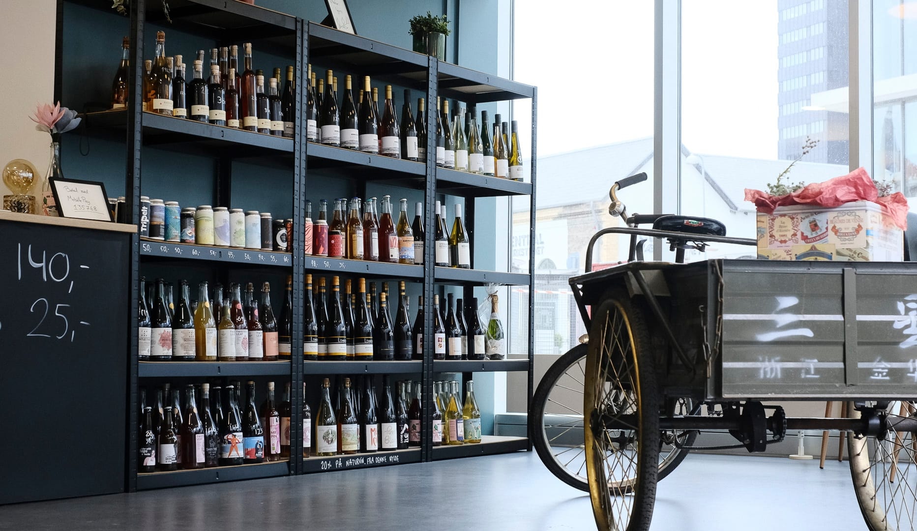 Pil-selv-rejer ad libitum + vin
