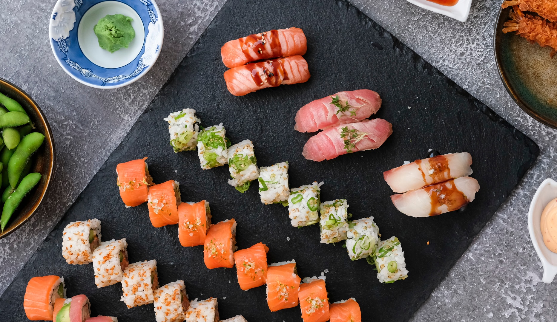 38 el. 60 stk. Smuk og smagfuld sushi