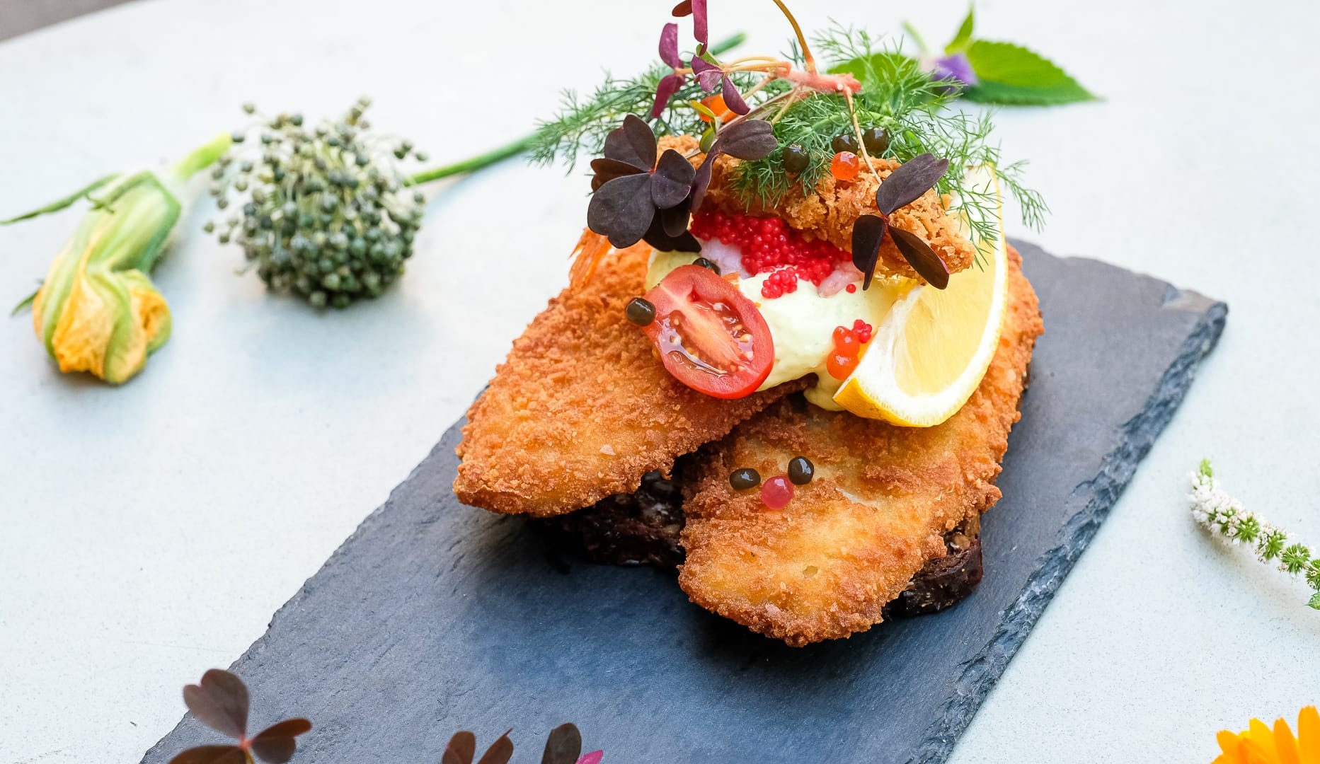Højtbelagt smørrebrød - Frederiksberg