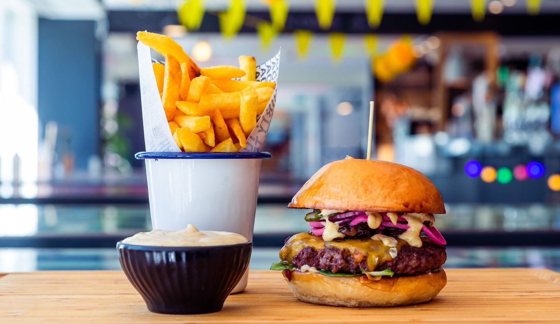 Petanque og burger