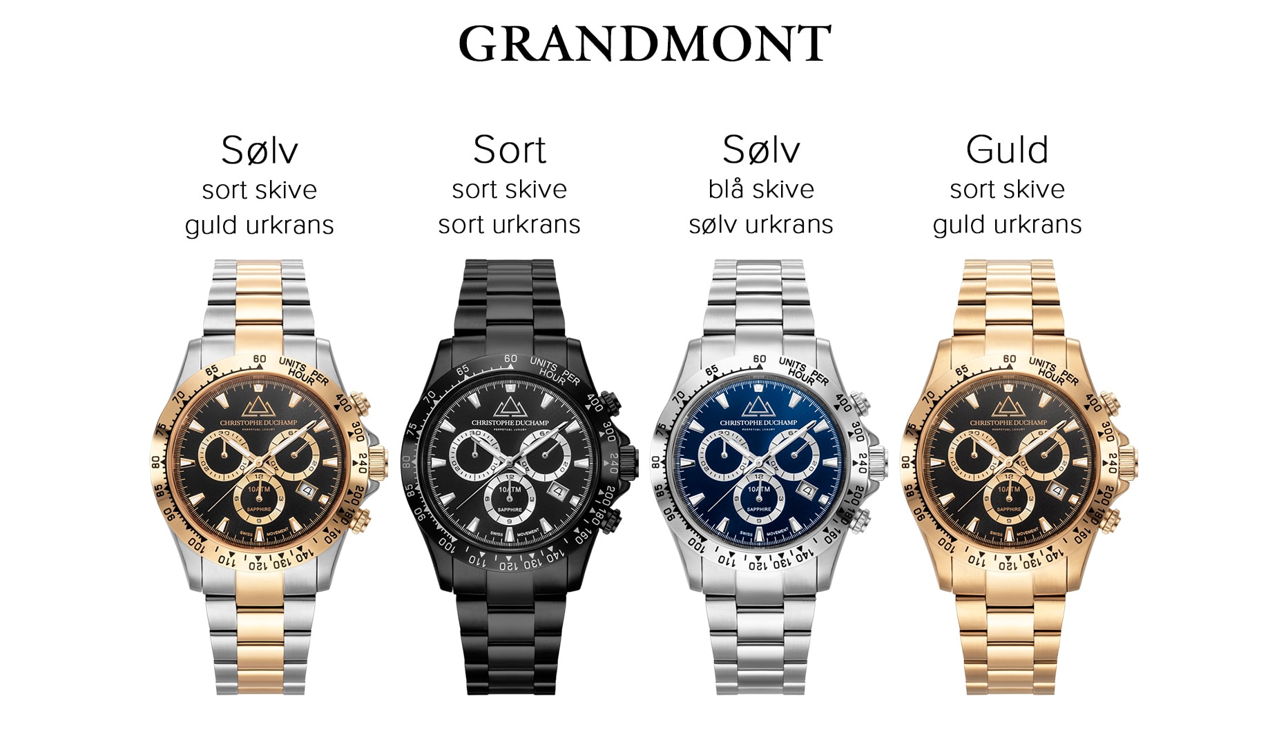 Armbåndsure fra Christophe Duchamp