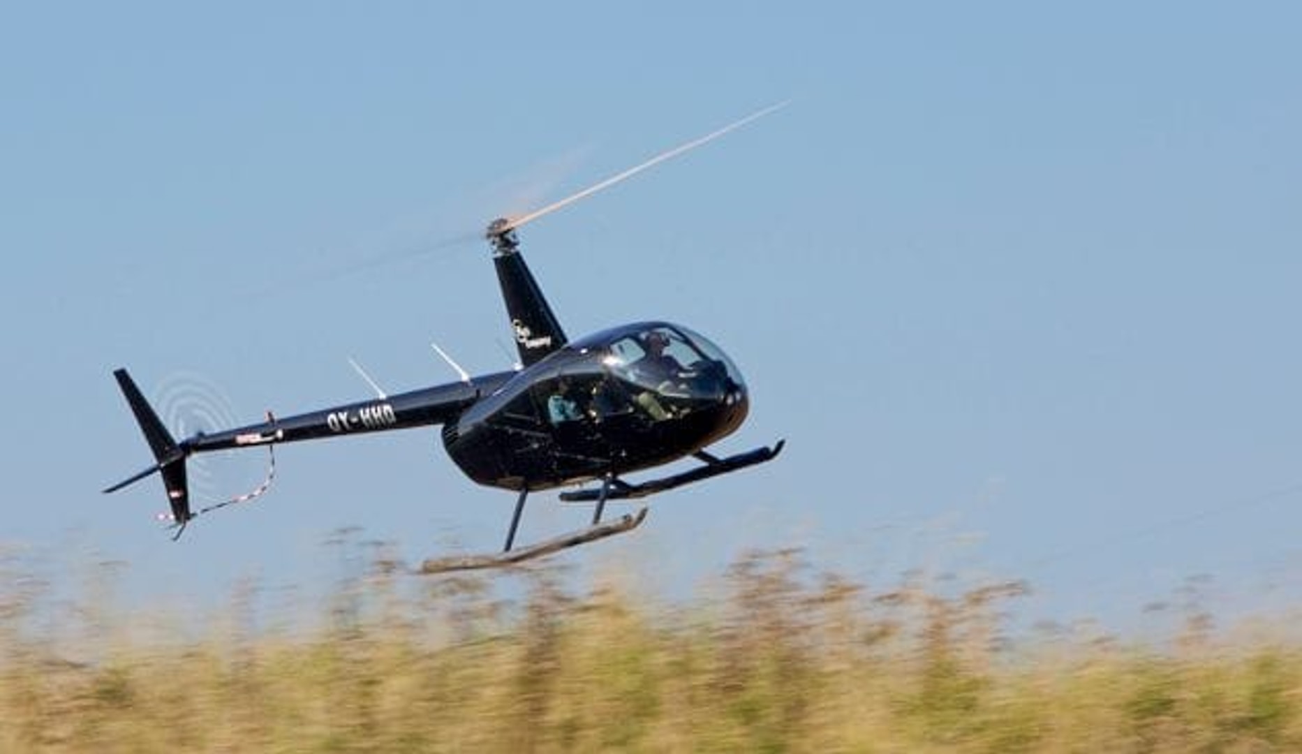 Helikoptertur over Danmark
