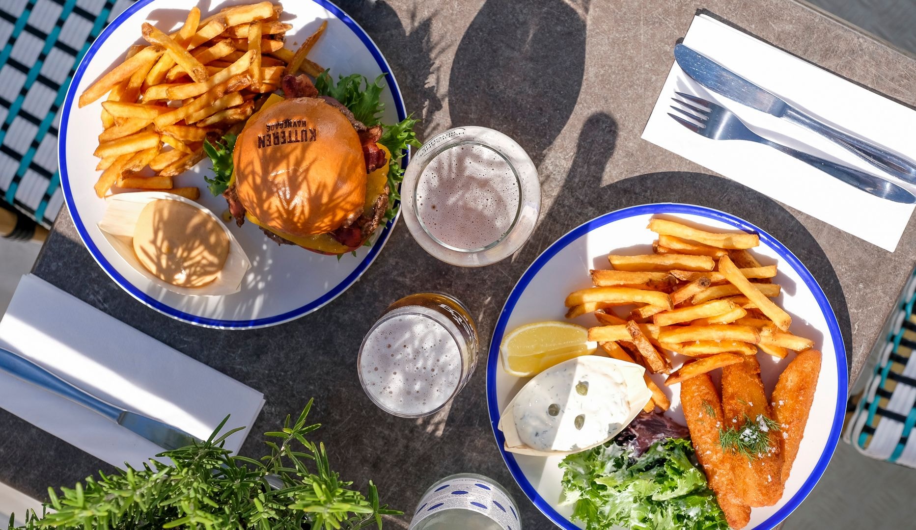 Valgfri burger/Fish'n'Chips - København K