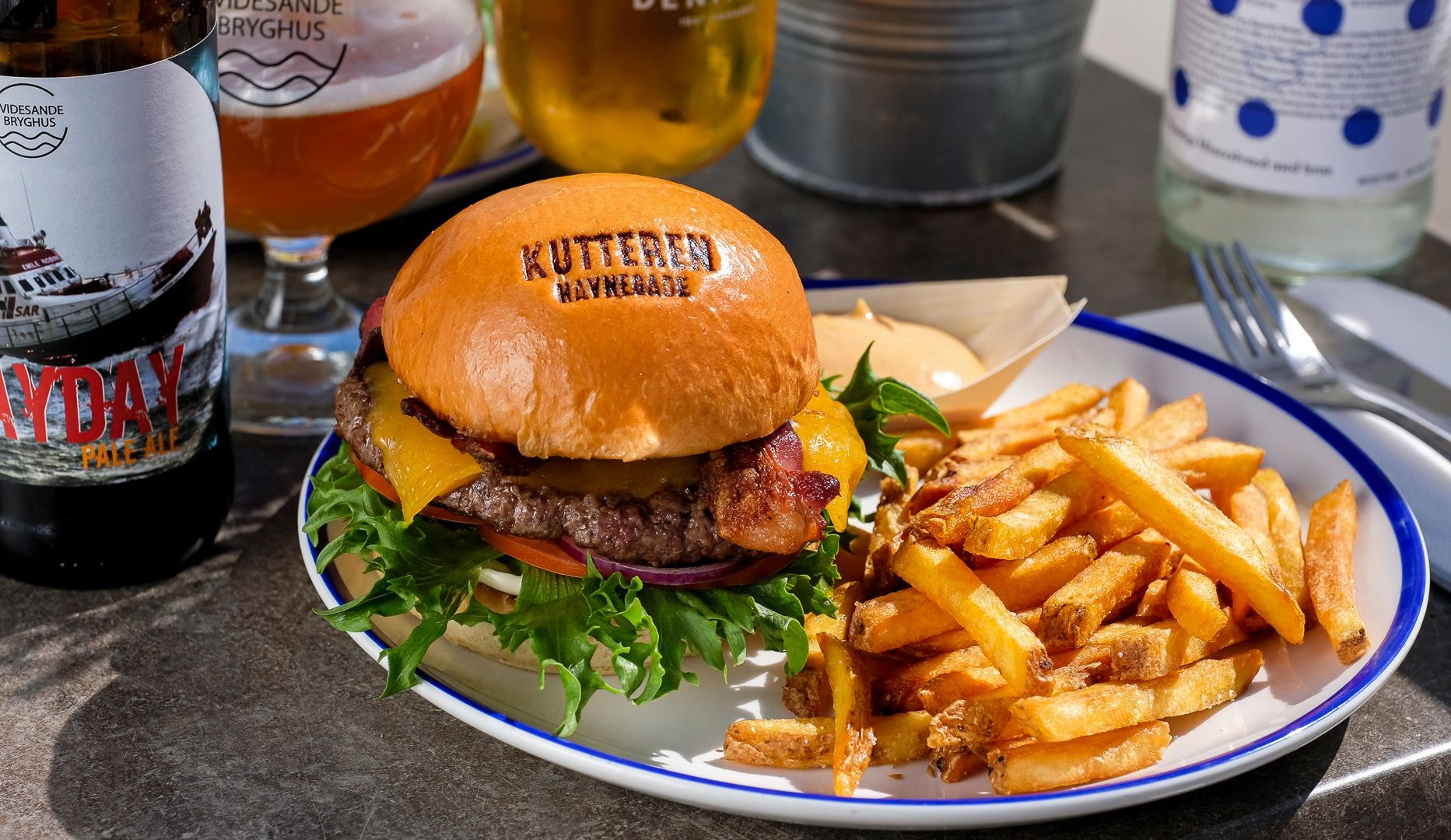 Valgfri burger/Fish'n'Chips - København K