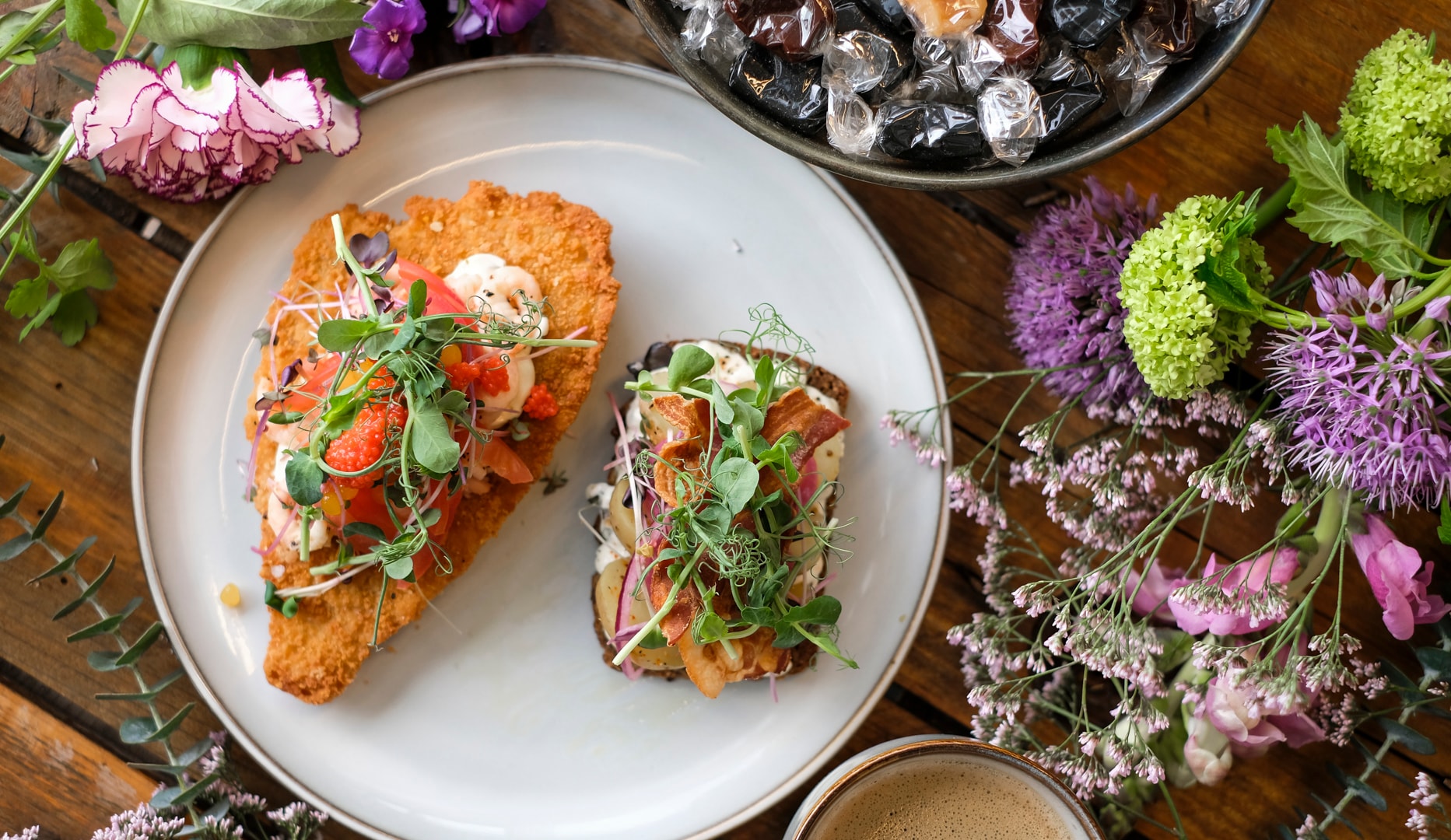 Kursus i markbuketter + smørrebrød - Rødovre