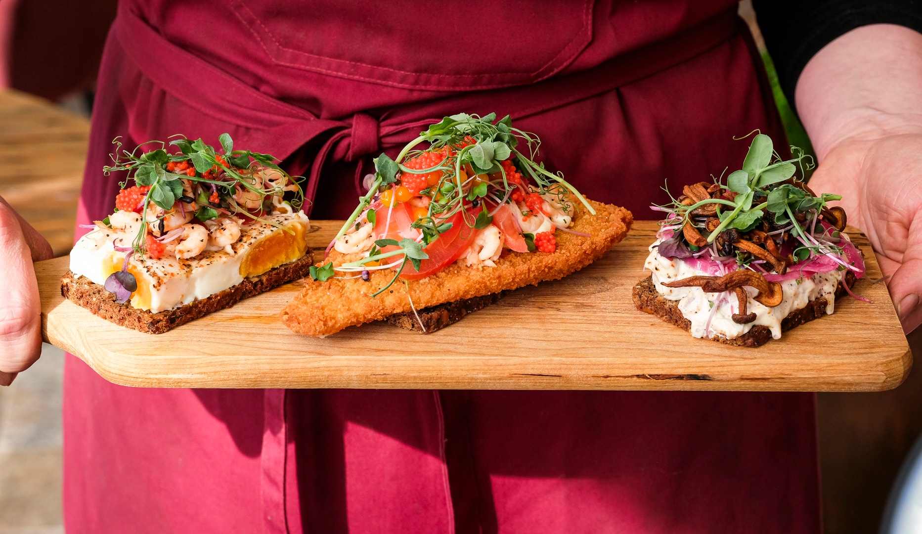 4 el. 6 stk. gourmetsmørrebrød fra den prisvindende Berlingske-favorit, Florie