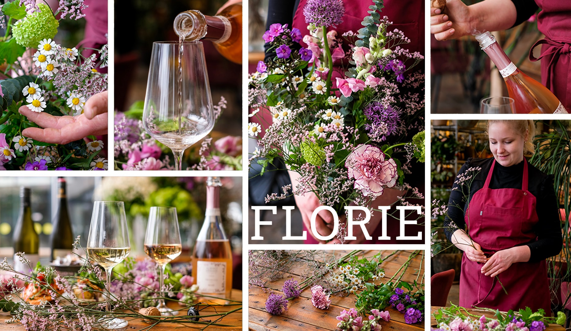 Vinsmagning, blomsterkursus og smørrebrød - Rødovre