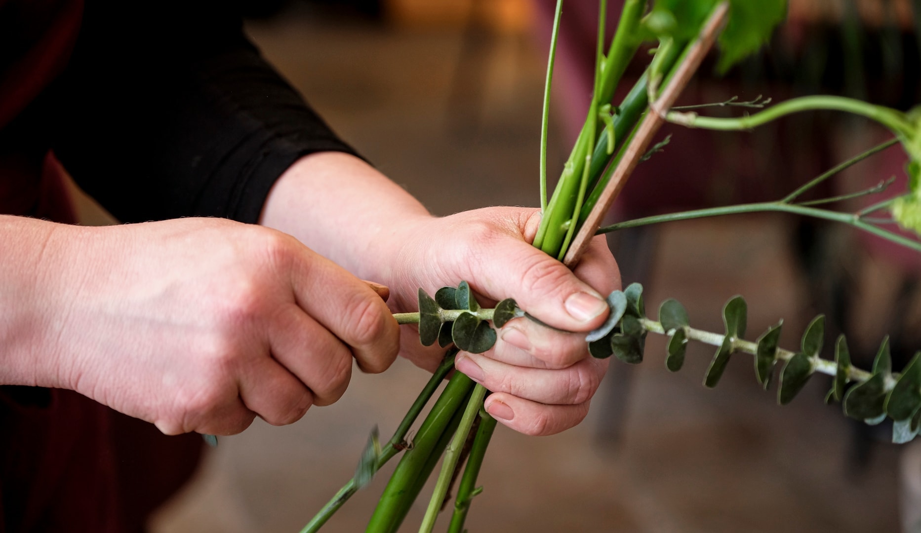 Vinsmagning, blomsterkursus og smørrebrød - Rødovre