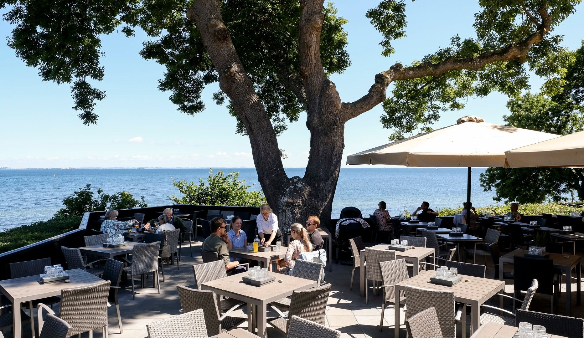 4-retters sommerfrokost på Strandmøllekroen - Klampenborg