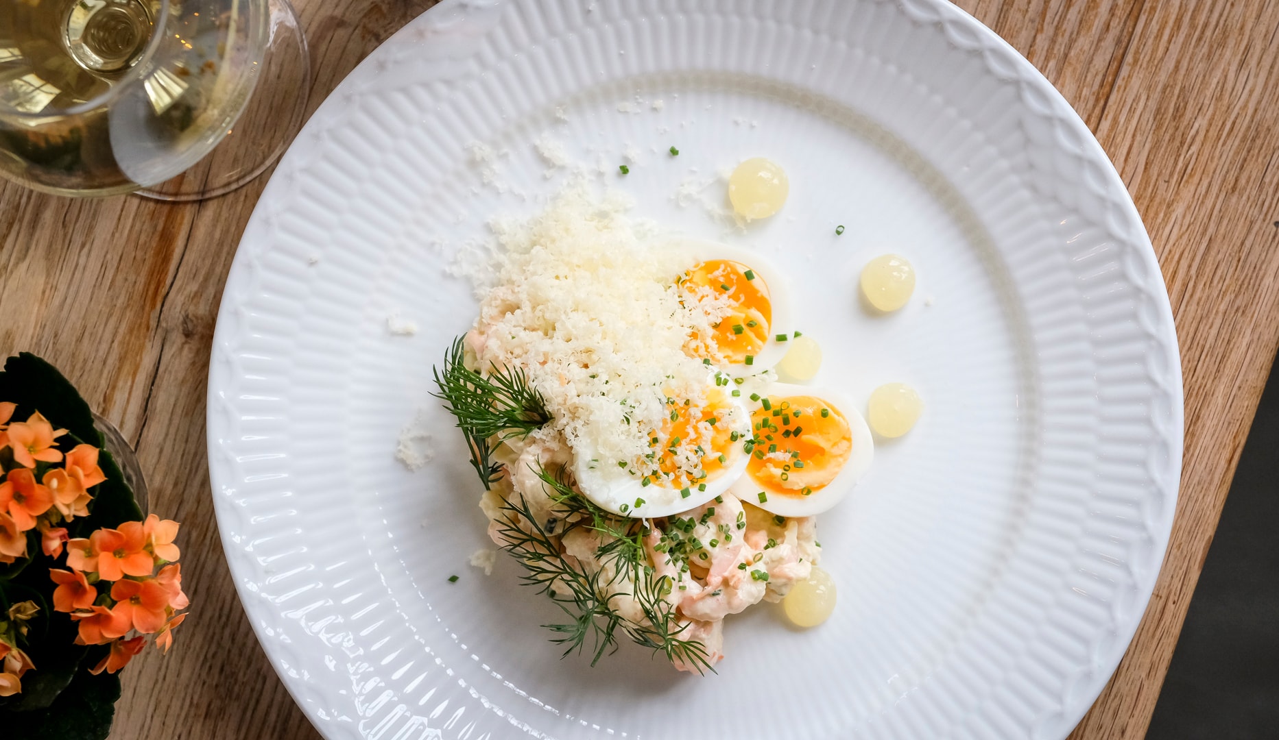 4-retters sommerfrokost på Strandmøllekroen - Klampenborg