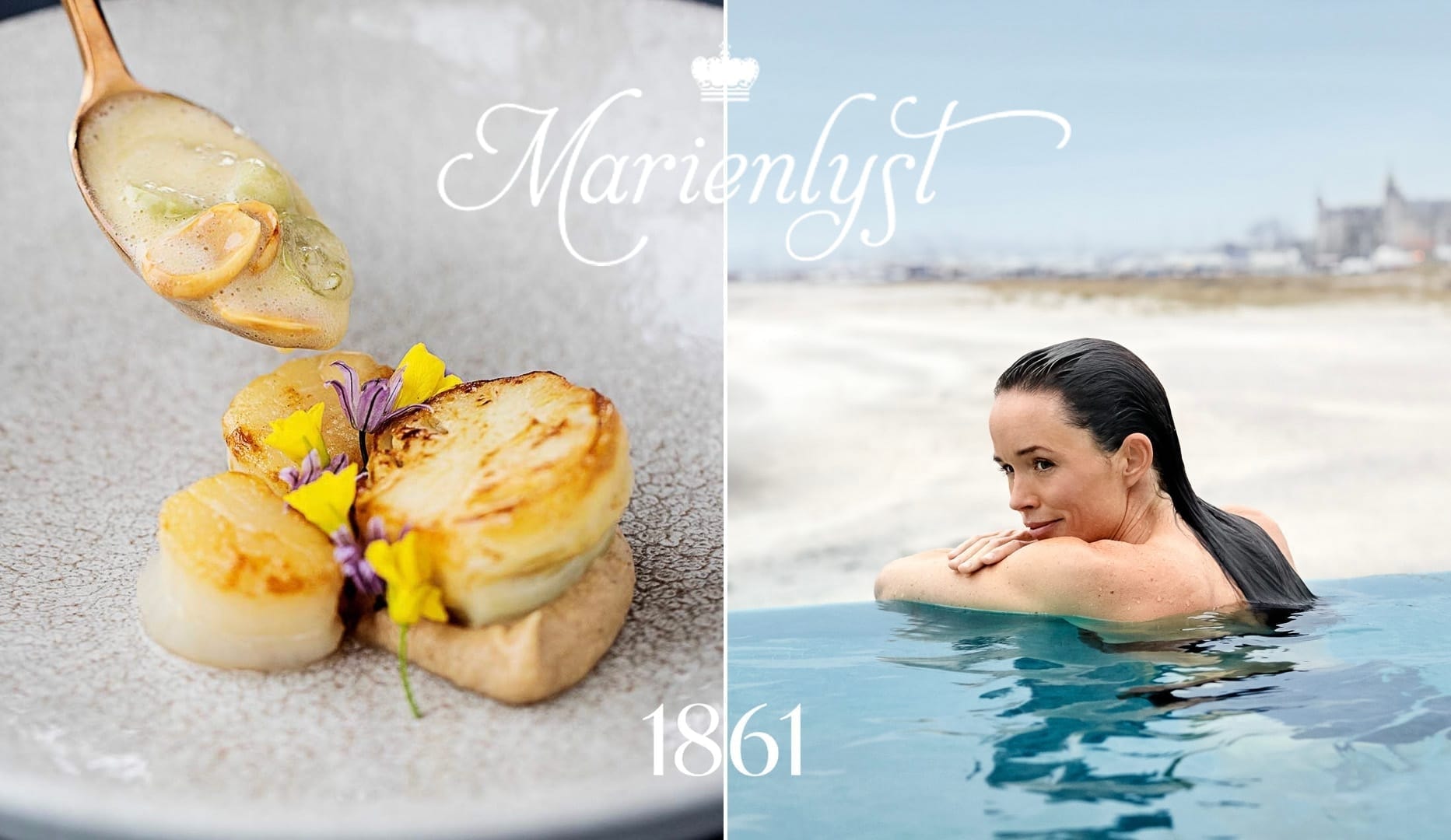 Pool Club og gourmet på Marienlyst Strandhotel - Helsingør