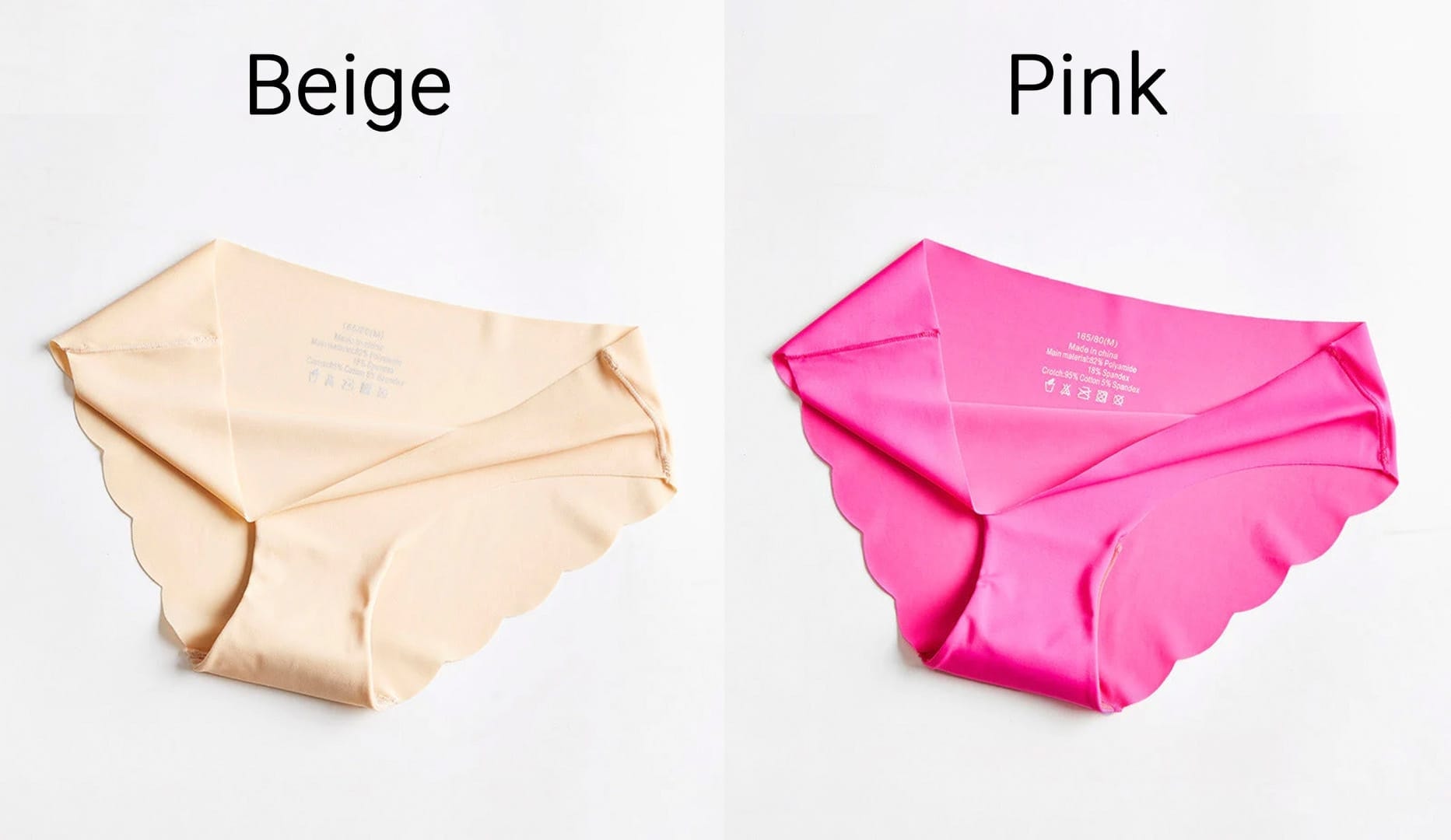 3, 6 el. 9 par Sømløse 'usynlige' trusser