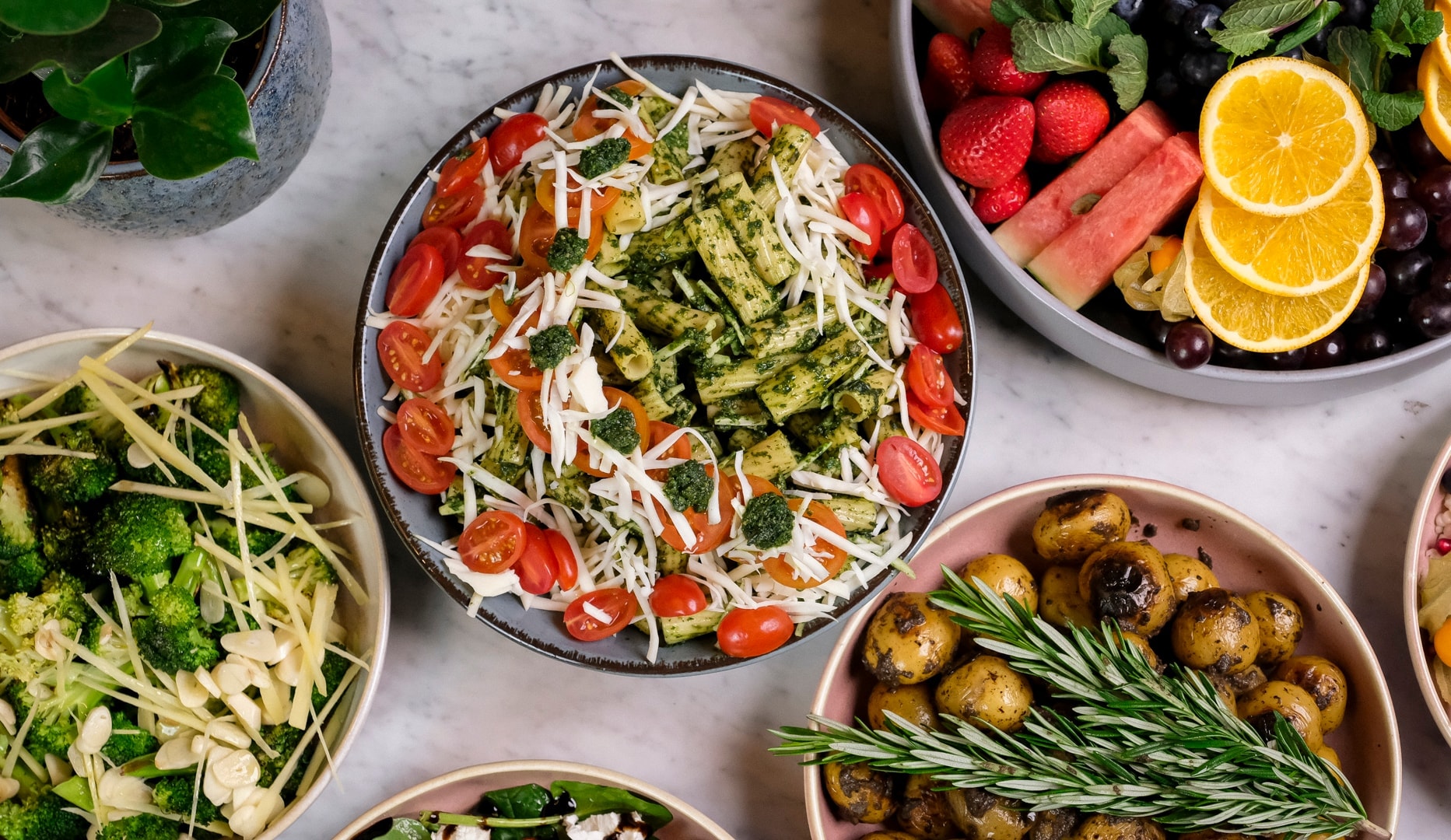 Brunchbuffet hos DEJ på toppen af Magasin