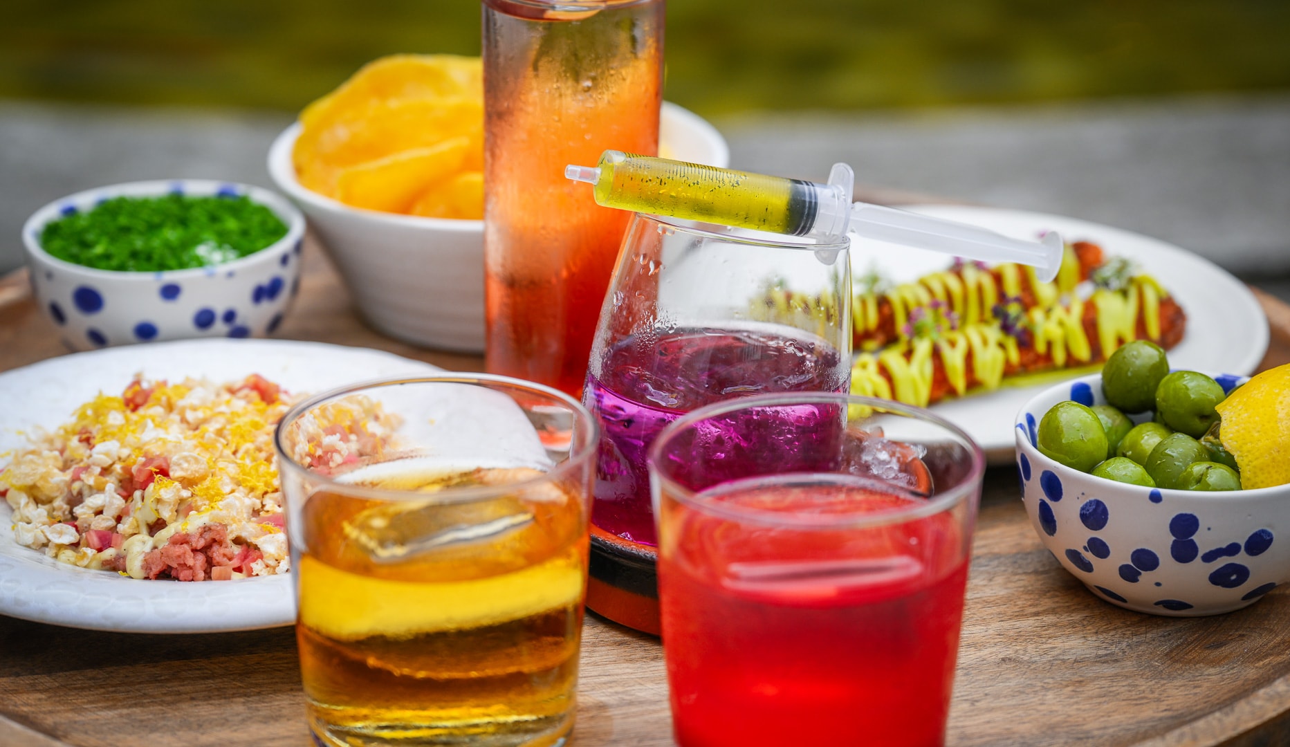 Suveræne cocktails og evt. 'sharing food' fra Gejser