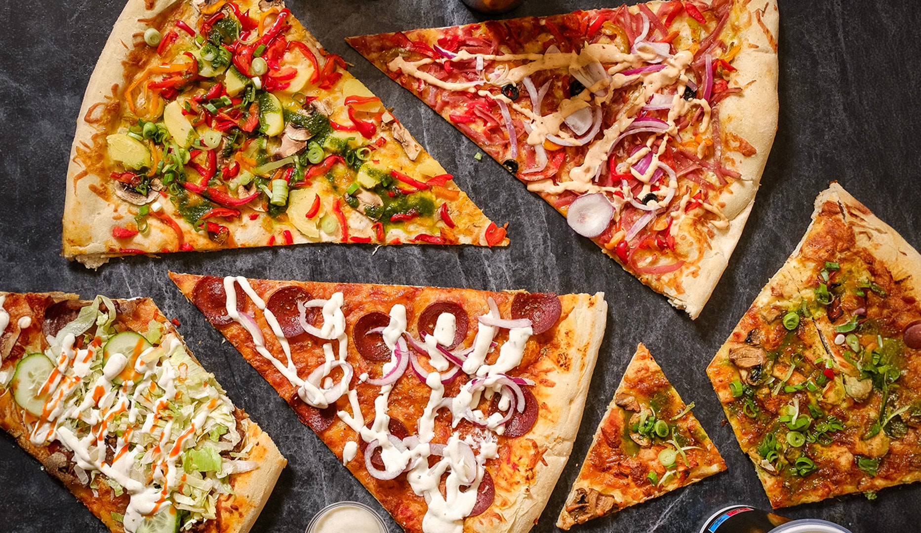 2 stk. kæmpeslices til halv pris