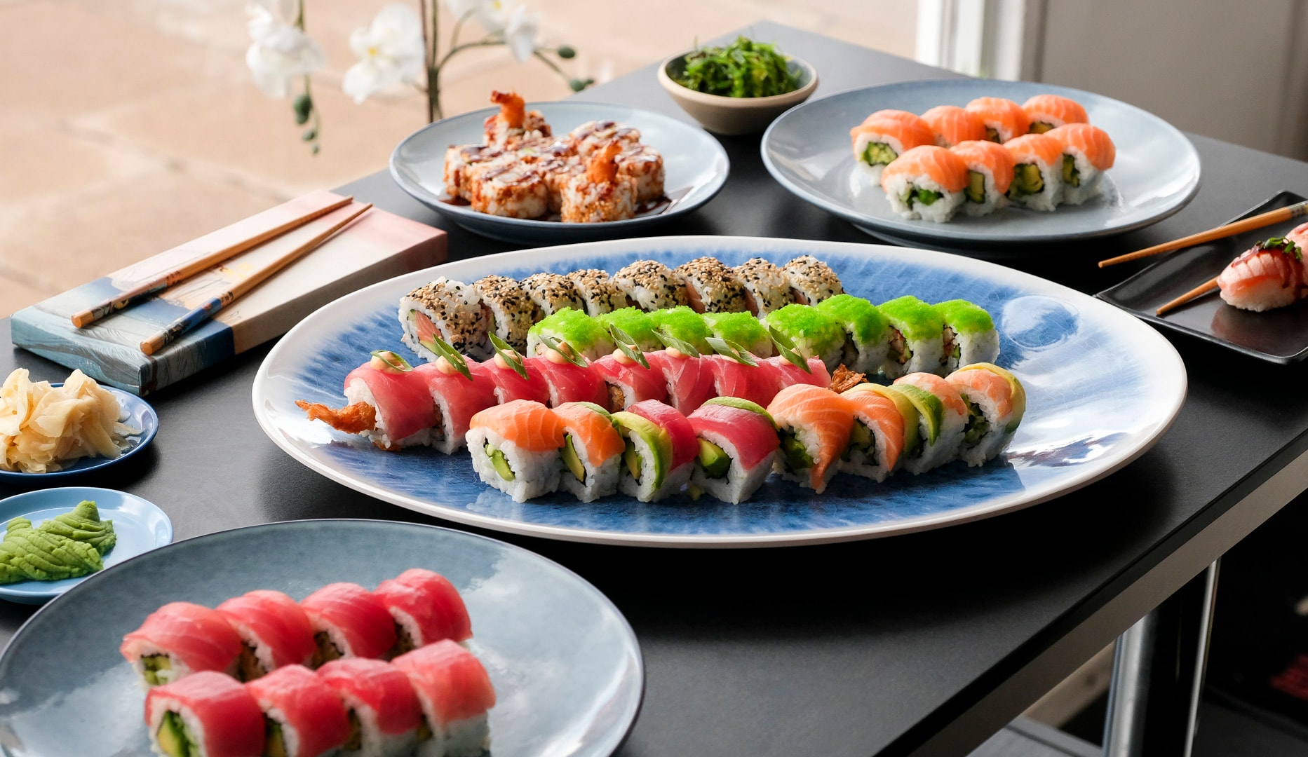 32 el. 56 stk. Sommermenuer fra Sushi Time