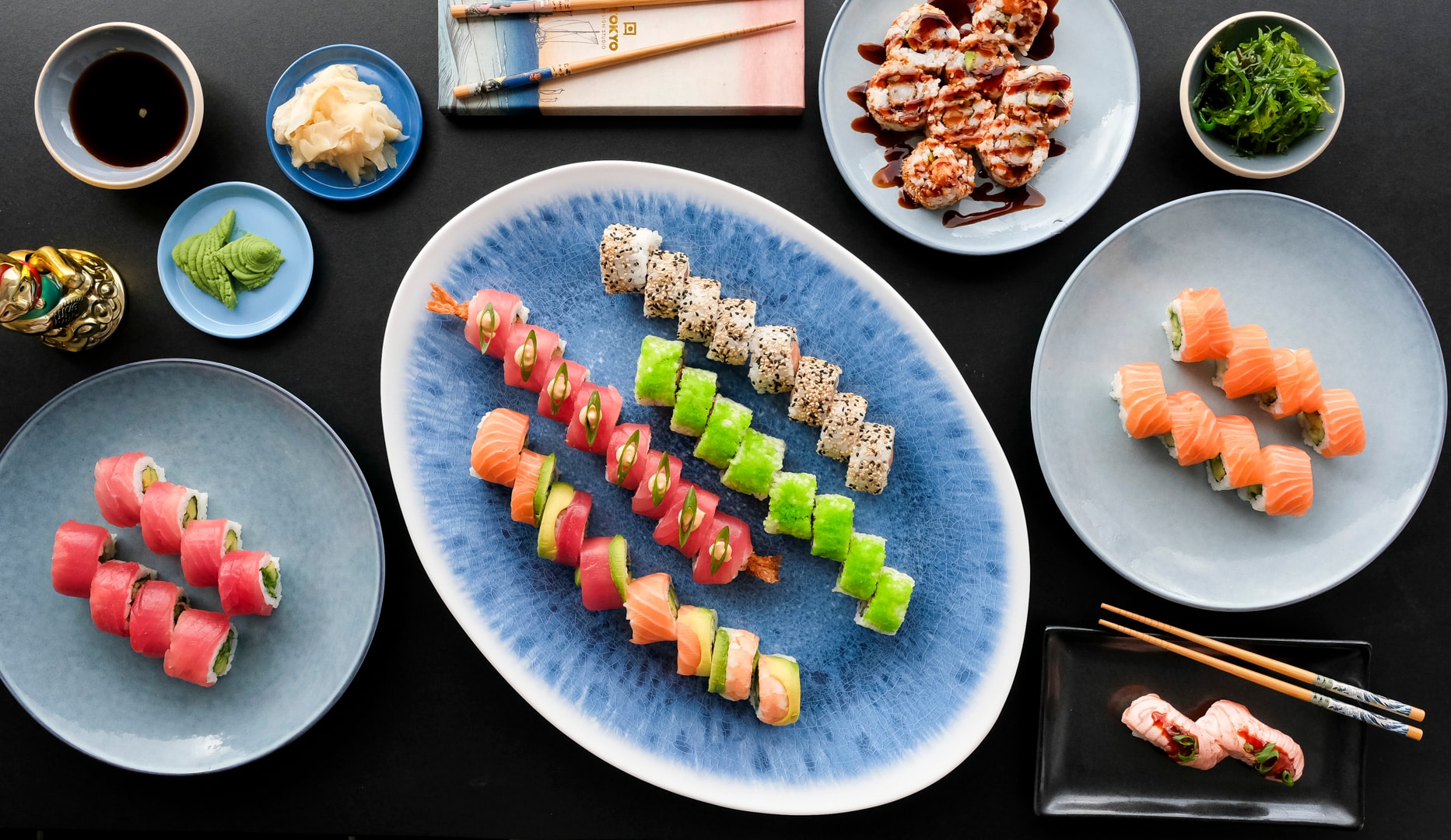 32 el. 56 stk. Sommermenuer fra Sushi Time - spar 35%