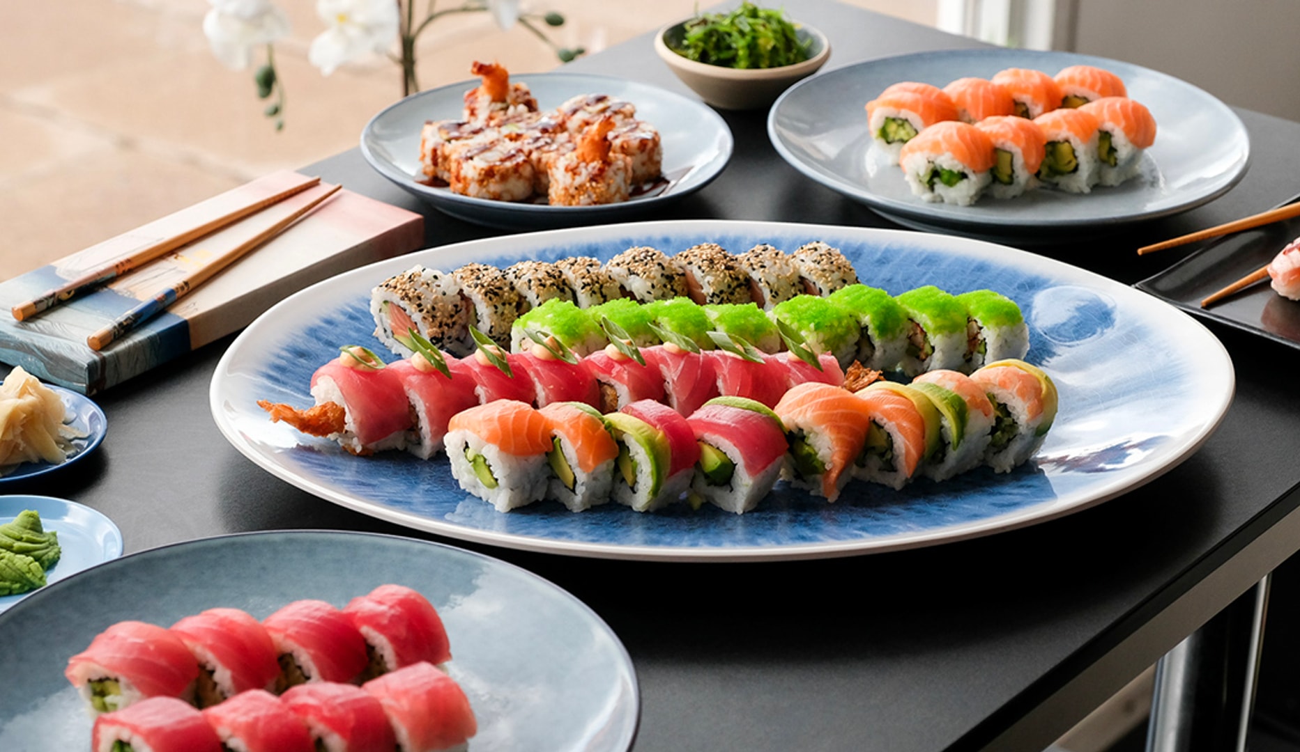 32 el. 56 stk. Sommermenuer fra Sushi Time - spar 35%