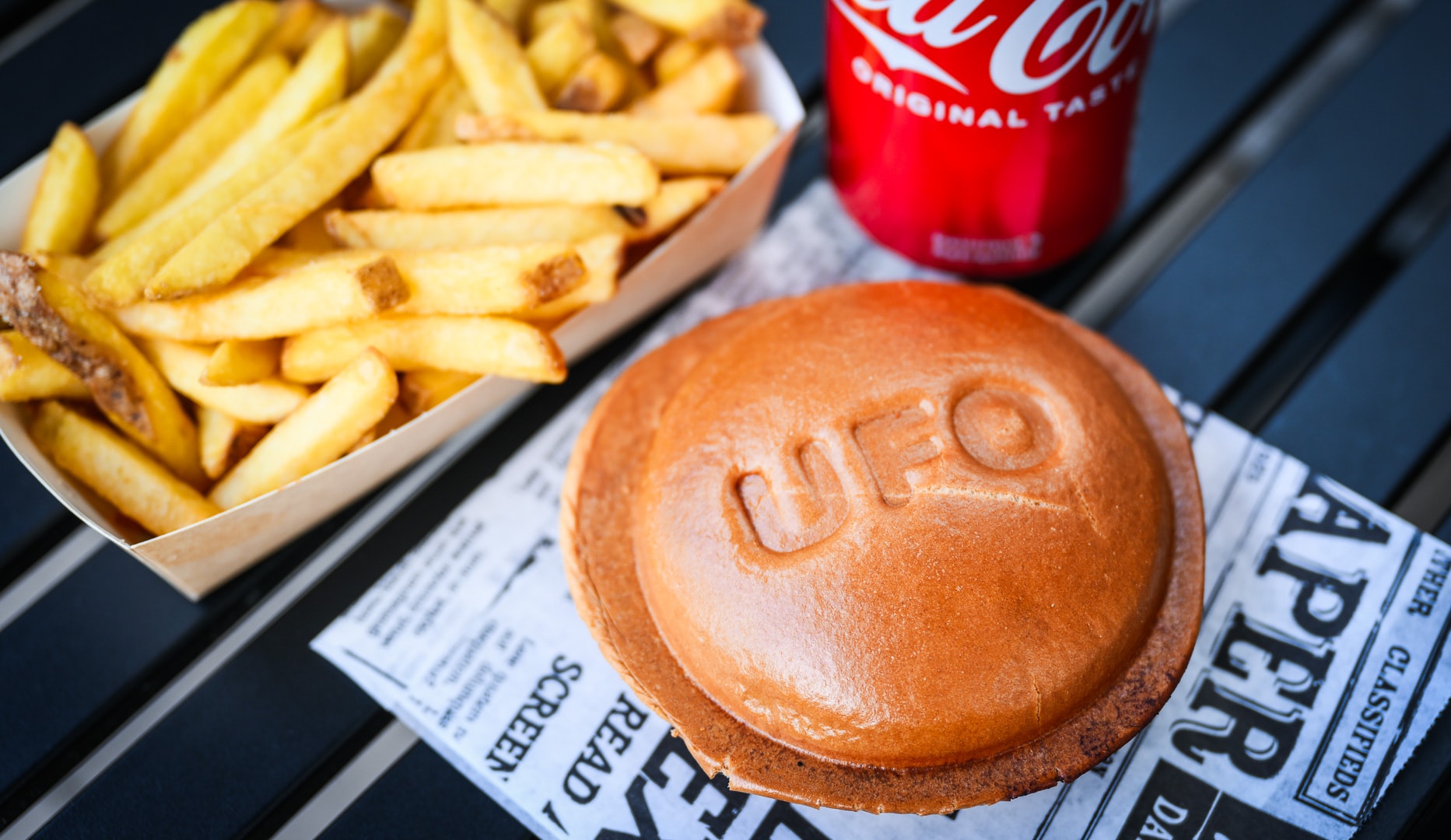 UFO-burgere: 2 menuer for 1's pris! 