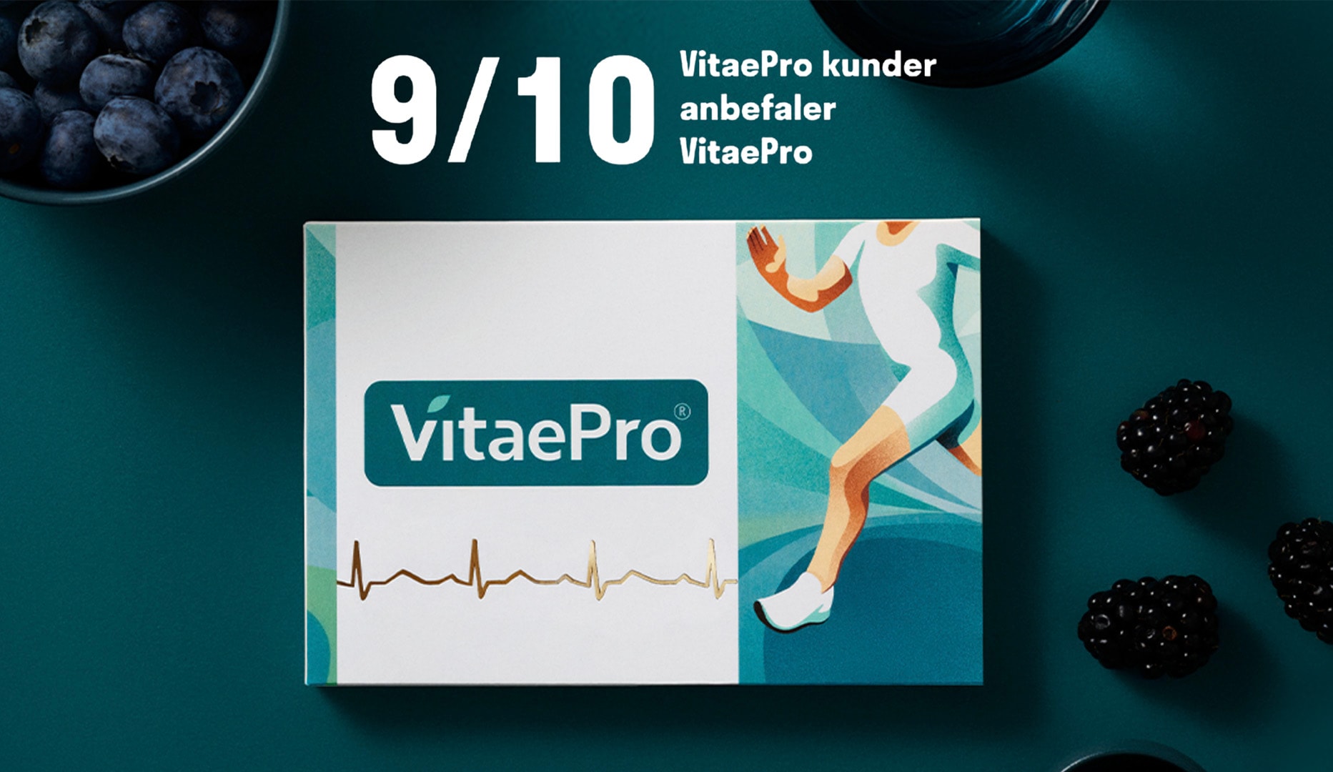 Kosttilskud fra VitaePro inkl. 2 gratis gaver