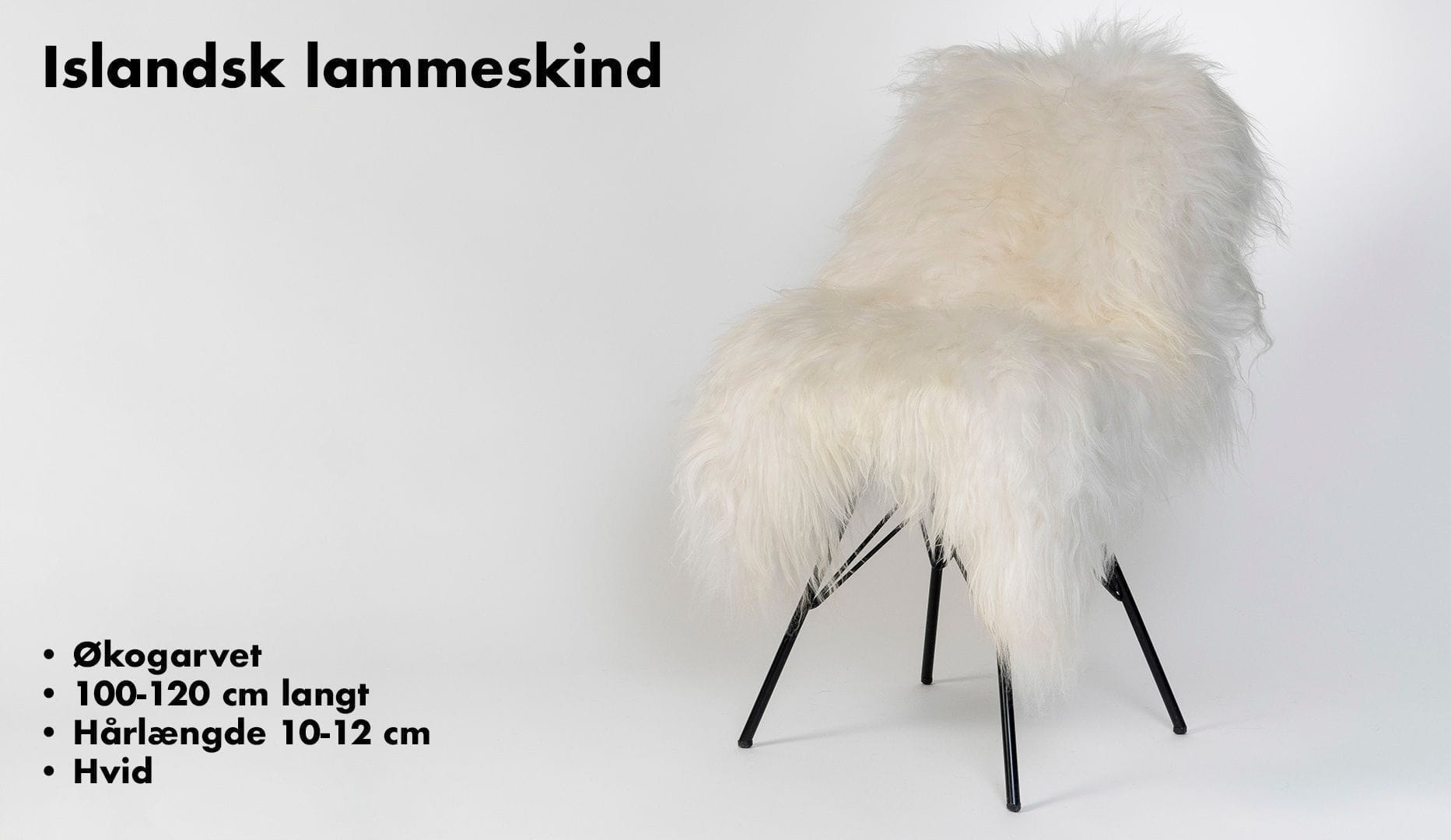 Øko-garvet islandsk lammeskind