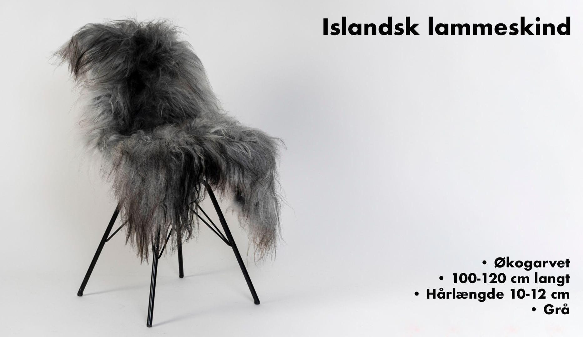Øko-garvet islandsk lammeskind