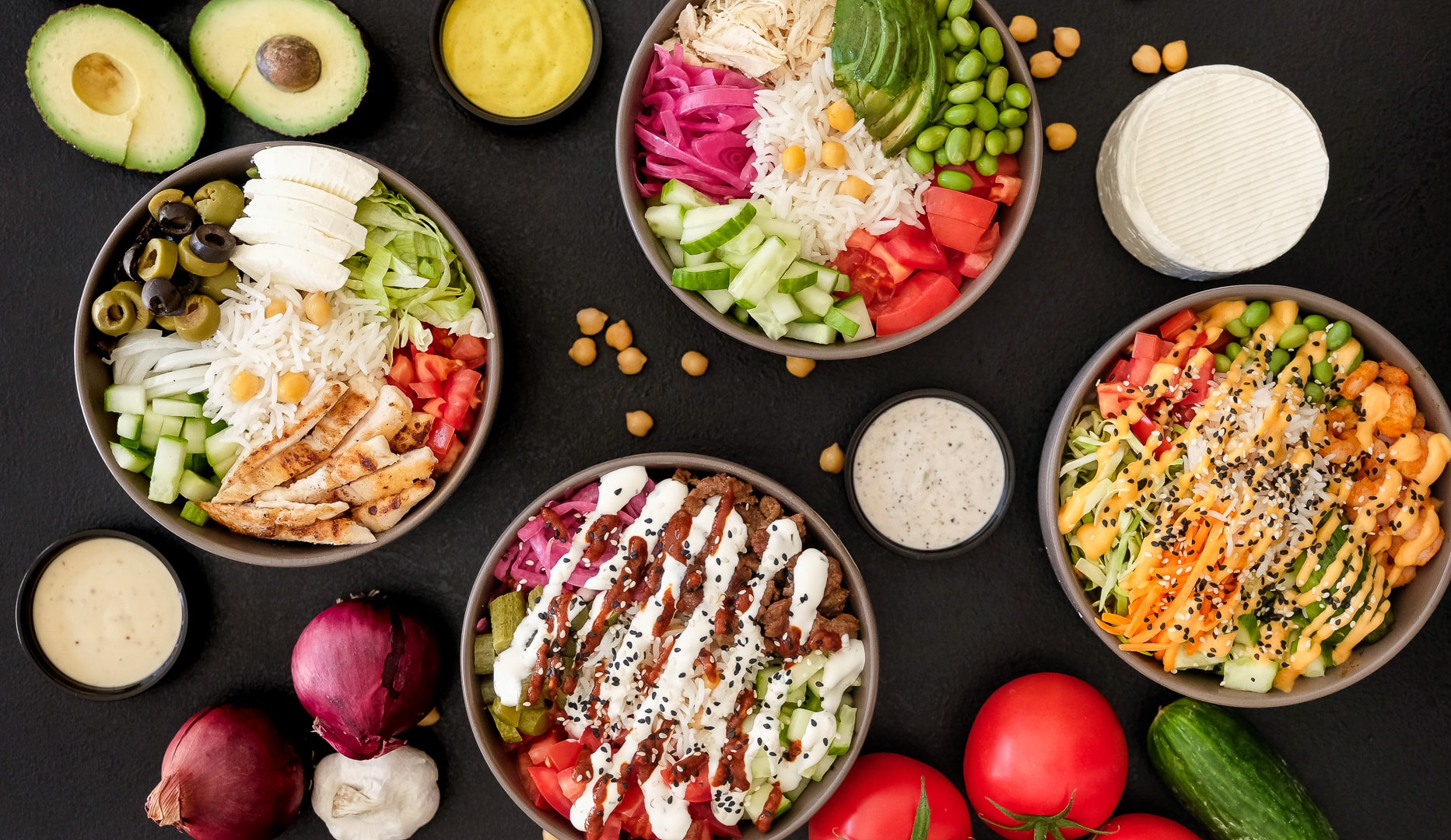NYHED: 2 for 1 valgfri Rice bowl 